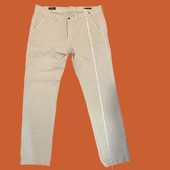 Mason’s Italy Torino Jersey Slim Fit Khaki Pants | Size 54 (XL/38W) - Picture 6 of 12